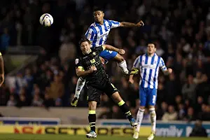 Leeds United - 02-11-2012 Prints: Liam Bridcutt's Header: Brighton & Hove Albion vs Leeds United