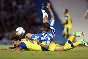 Sheffield Wednesday - 14-09-2012 Prints: Liam Bridcutt's Unforgettable Performance: Brighton & Hove Albion vs Sheffield Wednesday