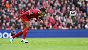 Liverpool Defender Virgil Van Dijk 4 Prints: Liverpool v Brighton and Hove Albion Premier League 31MAR24