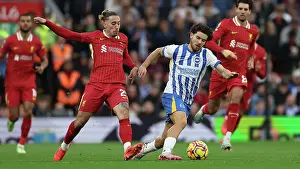 Liverpool Defender Kostas Tsimikas 21 Prints: Liverpool v Brighton and Hove Albion Premier League DDMMMYY