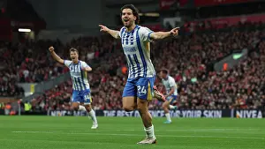 Shoots At Goal Prints: Liverpool v Brighton and Hove Albion Premier League DDMMMYY