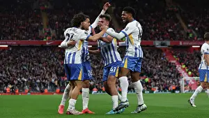 Shoots At Goal Prints: Liverpool v Brighton and Hove Albion Premier League DDMMMYY