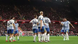 Shoots At Goal Prints: Liverpool v Brighton and Hove Albion Premier League DDMMMYY