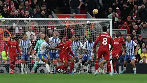 Liverpool Defender Virgil Van Dijk 4 Prints: Liverpool v Brighton and Hove Albion Premier League DDMMMYY
