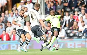 Images Dated 15th August 2015: LuaLua in Action: Fulham vs. Brighton & Hove Albion, Sky Bet Championship (15/08/2015)