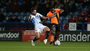 Images Dated 21st October 2014: LuaLua in Action: Huddersfield vs. Brighton & Hove Albion, 2014