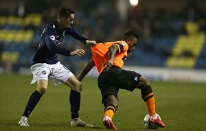 Images Dated 17th March 2015: LuaLua in Action: Millwall vs. Brighton & Hove Albion, Championship Clash (17MAR15)