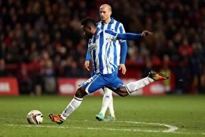 Images Dated 8th December 2012: LuaLua's Dramatic Equalizer: 2-2 Draw for Brighton & Hove Albion vs Charlton Athletic (December 8)