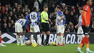 Debates Prints: Luton Town v Brighton and Hove Albion Premier League 30JAN24