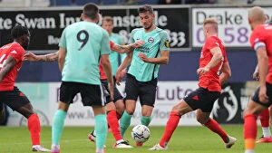 Images Dated 31st July 2021: Luton Town vs. Brighton and Hove Albion: Pre-Season Clash at Kenilworth Road (31st July 2021)