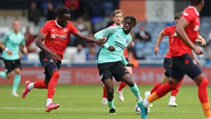 Images Dated 31st July 2021: Luton Town vs. Brighton and Hove Albion: Pre-Season Clash at Kenilworth Road (31st July 2021)