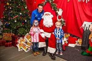 Images Dated 23rd December 2012: Magical Christmas at Brighton & Hove Albion: Young Seagulls Santa's Grotto (2012)
