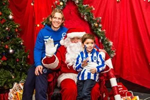 Images Dated 23rd December 2012: Magical Christmas Party 2012 with Brighton & Hove Albion Young Seagulls at Santa's Grotto