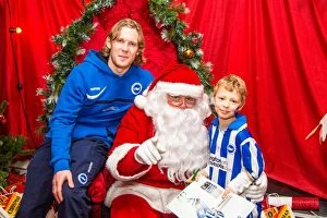 Images Dated 23rd December 2012: Magical Young Seagulls' Christmas Party 2012 at Santa's Grotto: Brighton And Hove Albion FC