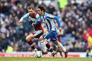 Images Dated 23rd February 2013: Man of the Match Vicente: Brighton & Hove Albion vs. Burnley, Npower Championship, Amex Stadium