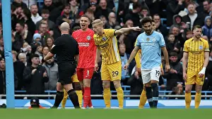 Debates Prints: Manchester City v Brighton and Hove Albion Premier League 15MAR25