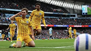 Scores A Goal 2 2 Prints: Manchester City v Brighton and Hove Albion Premier League 15MAR25