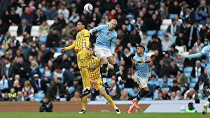 Aeriel Challenge Prints: Manchester City v Brighton and Hove Albion Premier League 15MAR25