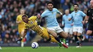 Pain Prints: Manchester City v Brighton and Hove Albion Premier League 15MAR25