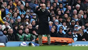 In The Technical Area Prints: Manchester City v Brighton and Hove Albion Premier League 15MAR25