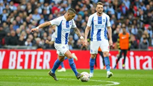 Manchester City vs. Brighton and Hove Albion: Emirates FA Cup Semi-Final Battle at Wembley Stadium (06APR19)