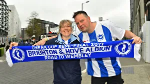 Manchester City vs. Brighton and Hove Albion: Emirates FA Cup Semi-Final Showdown at Wembley Stadium (06APR19)