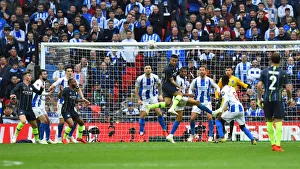 Manchester City vs. Brighton and Hove Albion: Emirates FA Cup Semi-Final Battle at Wembley Stadium (06APR19)