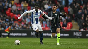 Manchester City vs. Brighton and Hove Albion: Emirates FA Cup Semi-Final Battle at Wembley Stadium (06APR19)