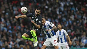 Manchester City vs. Brighton and Hove Albion: Emirates FA Cup Semi-Final Battle at Wembley Stadium (06APR19)