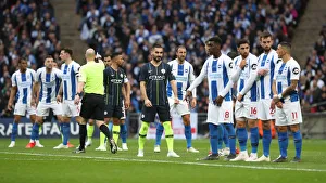 Manchester City vs. Brighton & Hove Albion: Emirates FA Cup Semi-Final Battle at Wembley Stadium (06APR19)