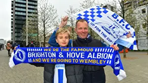 Manchester City vs. Brighton and Hove Albion: FA Cup Semi-Final Battle at Wembley Stadium (06APR19)