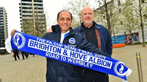 Manchester City vs. Brighton and Hove Albion: FA Cup Semi-Final Battle at Wembley Stadium (06APR19)