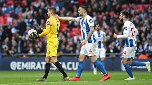 Manchester City vs. Brighton & Hove Albion: FA Cup Semi-Final Battle at Wembley Stadium (06APR19)
