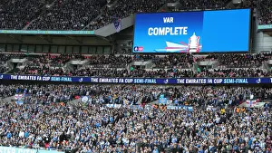 Manchester City vs. Brighton and Hove Albion: FA Cup Semi-Final Battle at Wembley Stadium (06APR19)