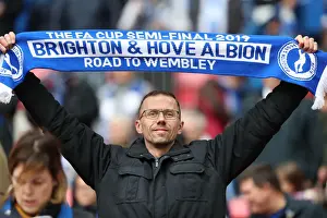 Manchester City vs. Brighton and Hove Albion: FA Cup Semi-Final Battle at Wembley Stadium (06APR19)