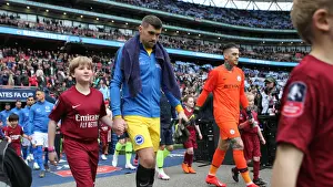 Manchester City vs. Brighton and Hove Albion: FA Cup Semi-Final Battle at Wembley Stadium (06APR19)
