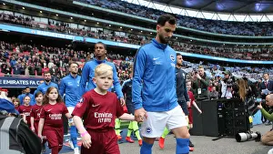 Manchester City vs. Brighton and Hove Albion: FA Cup Semi-Final Battle at Wembley Stadium (06APR19)