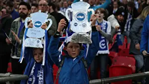 Manchester City vs. Brighton and Hove Albion: FA Cup Semi-Final Battle at Wembley Stadium (06APR19)