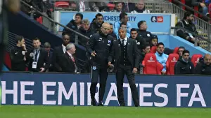 Manchester City vs. Brighton and Hove Albion: FA Cup Semi-Final Battle at Wembley Stadium (06APR19)