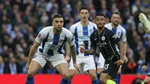 Manchester City vs. Brighton & Hove Albion: FA Cup Semi-Final Battle at Wembley Stadium (06APR19)