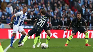 Manchester City vs. Brighton and Hove Albion: FA Cup Semi-Final Battle at Wembley Stadium (06APR19)