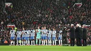 Clapping Prints: Manchester United v Brighton and Hove Albion Premier League 19JAN25