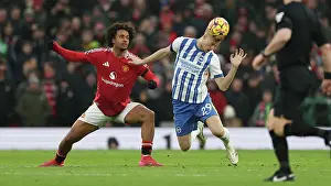 Under Pressure Prints: Manchester United v Brighton and Hove Albion Premier League 19JAN25