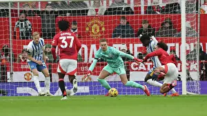 Penalty Prints: Manchester United v Brighton and Hove Albion Premier League 19JAN25