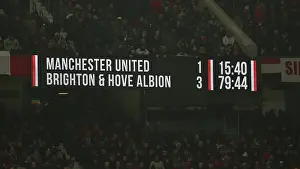 Manchester United 19JAN25 Prints: Manchester United v Brighton and Hove Albion Premier League 19JAN25