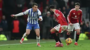 Manchester United 19JAN25 Prints: Manchester United v Brighton and Hove Albion Premier League 19JAN25