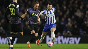 Images Dated 16th March 2022: March Madness: Brighton and Hove Albion vs. Tottenham Hotspur Clash in the Premier League (16MAR22)