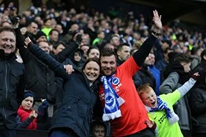 Images Dated 19th March 2016: March Madness: Milton Keynes Dons vs. Brighton & Hove Albion in Sky Bet Championship Clash (19MAR16)