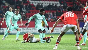 Fourth Round Prints: Match action during the Carabao Cup match between Charlton Athletic and Brighton