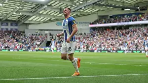 Match action during the Premier League match between Brighton and Hove Albion